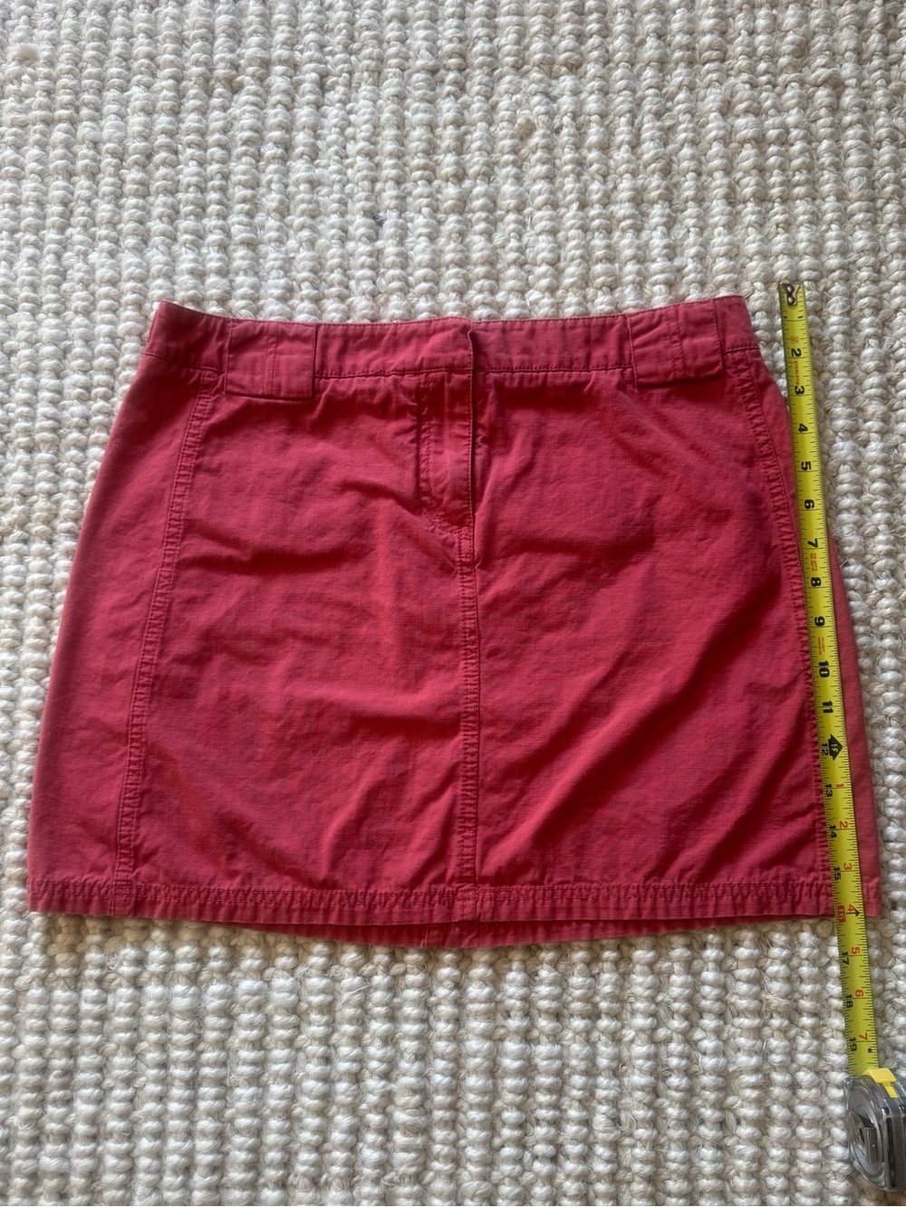 J. Crew Red Cotton Mini Skirt and different brand denim skirt - Picture 3 of 9